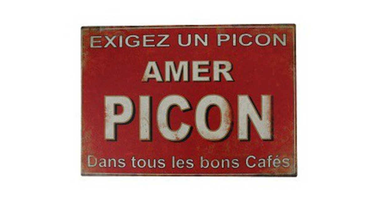Plaque Métal Picon Plaques Metalbar And Humour Inexmob 